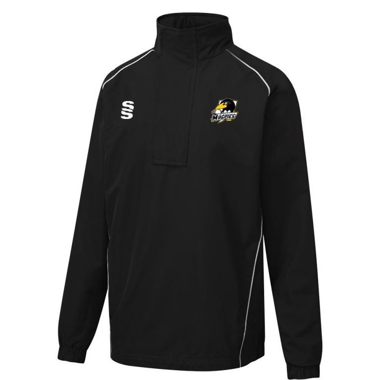 NEWCASTLE MAGPIES 1/4 Zip Rain JackeT